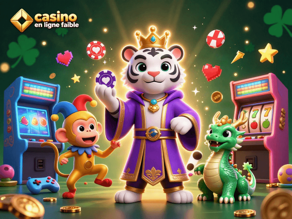 Jouer aux jeux de casino en ligne fiables avec des personnages 3D amusants et une ambiance lumineuse.