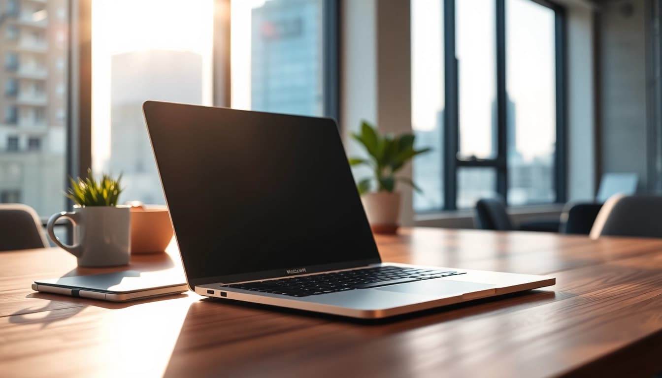 Conoce el MacBook Air M1 precio en un entorno moderno de oficina.