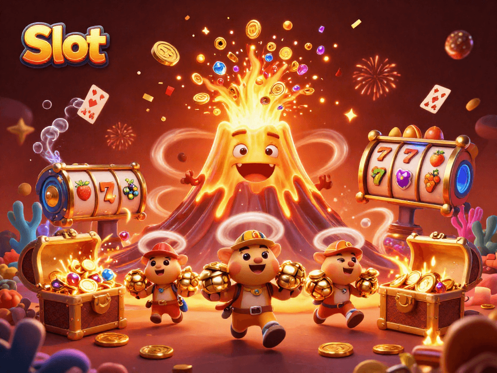 Spin the Slot reels in a vibrant, animated herald of treasure and adventure.