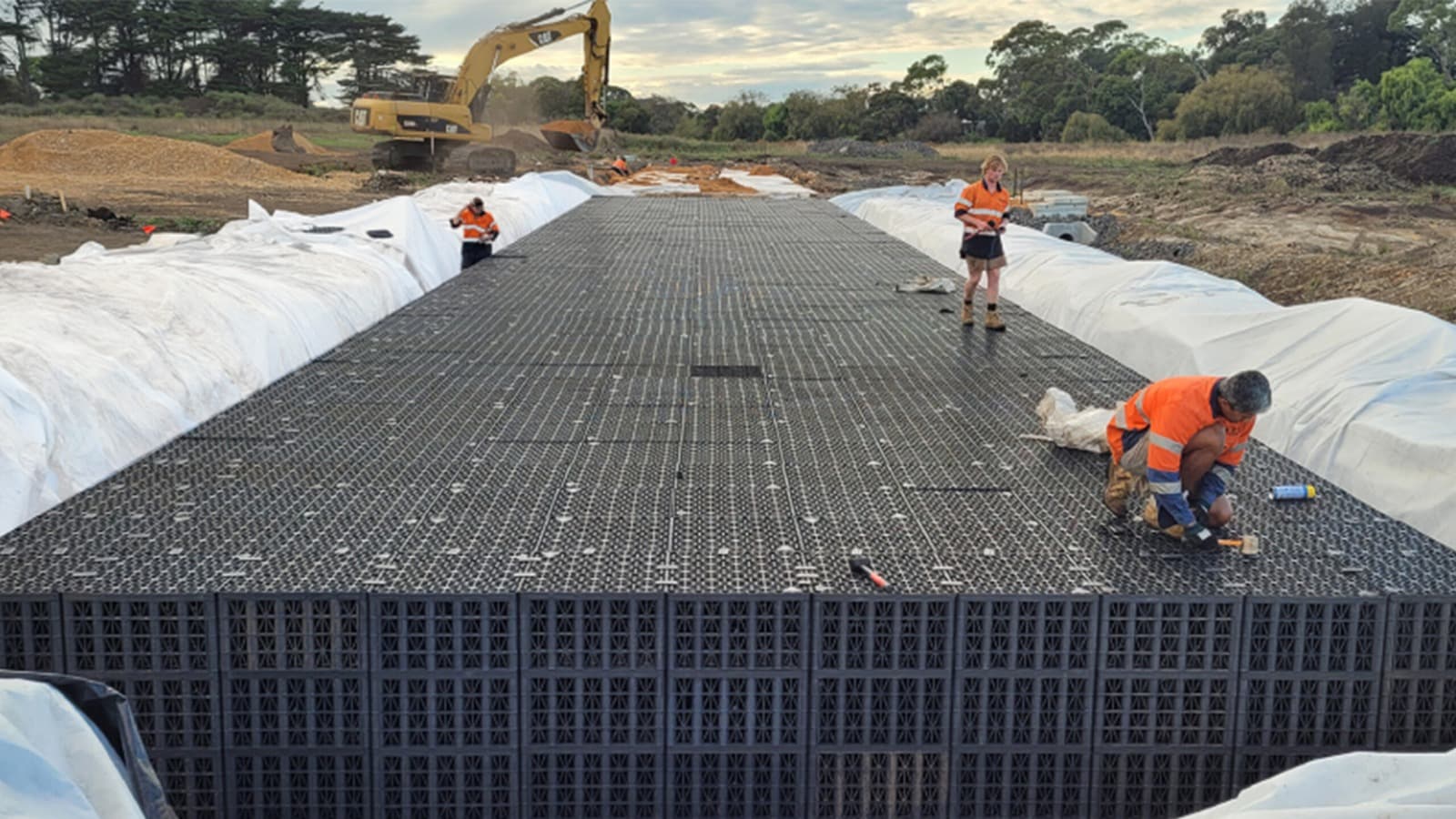 Underground Stormwater Modules with Ultra-High Compressive Strength