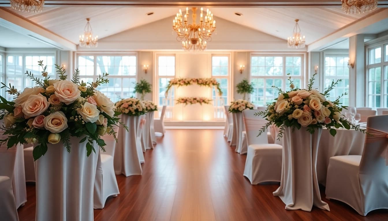 Experience memorable moments at Stowe Venue Hire with elegant decor and natural lighting.
