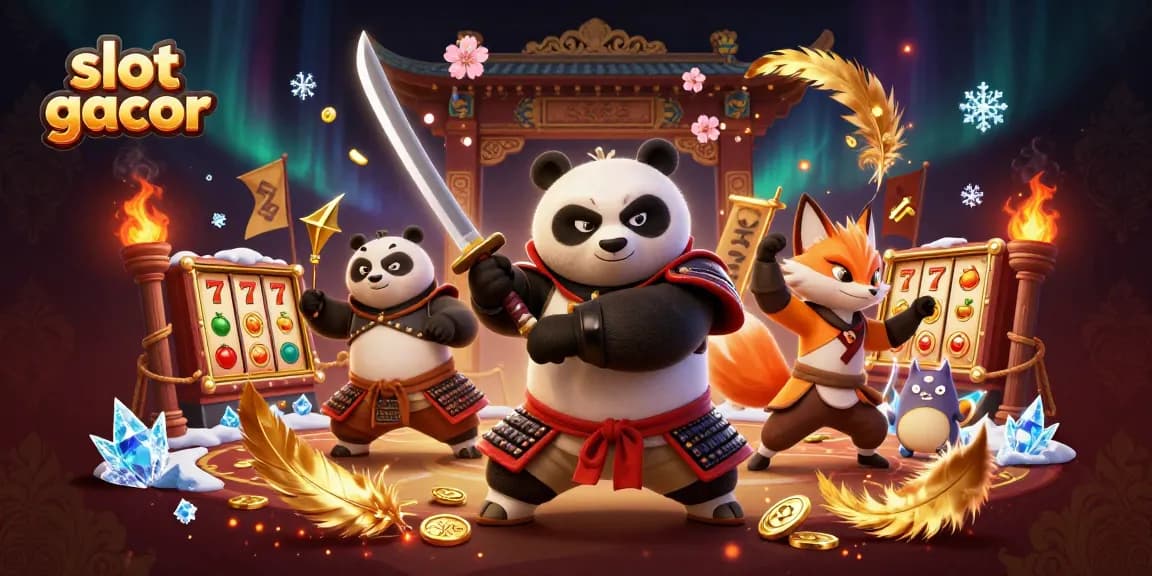Menangkan slot gacor dengan panda samurai, rubah ninja, dan tanuki magis di arena kasino.