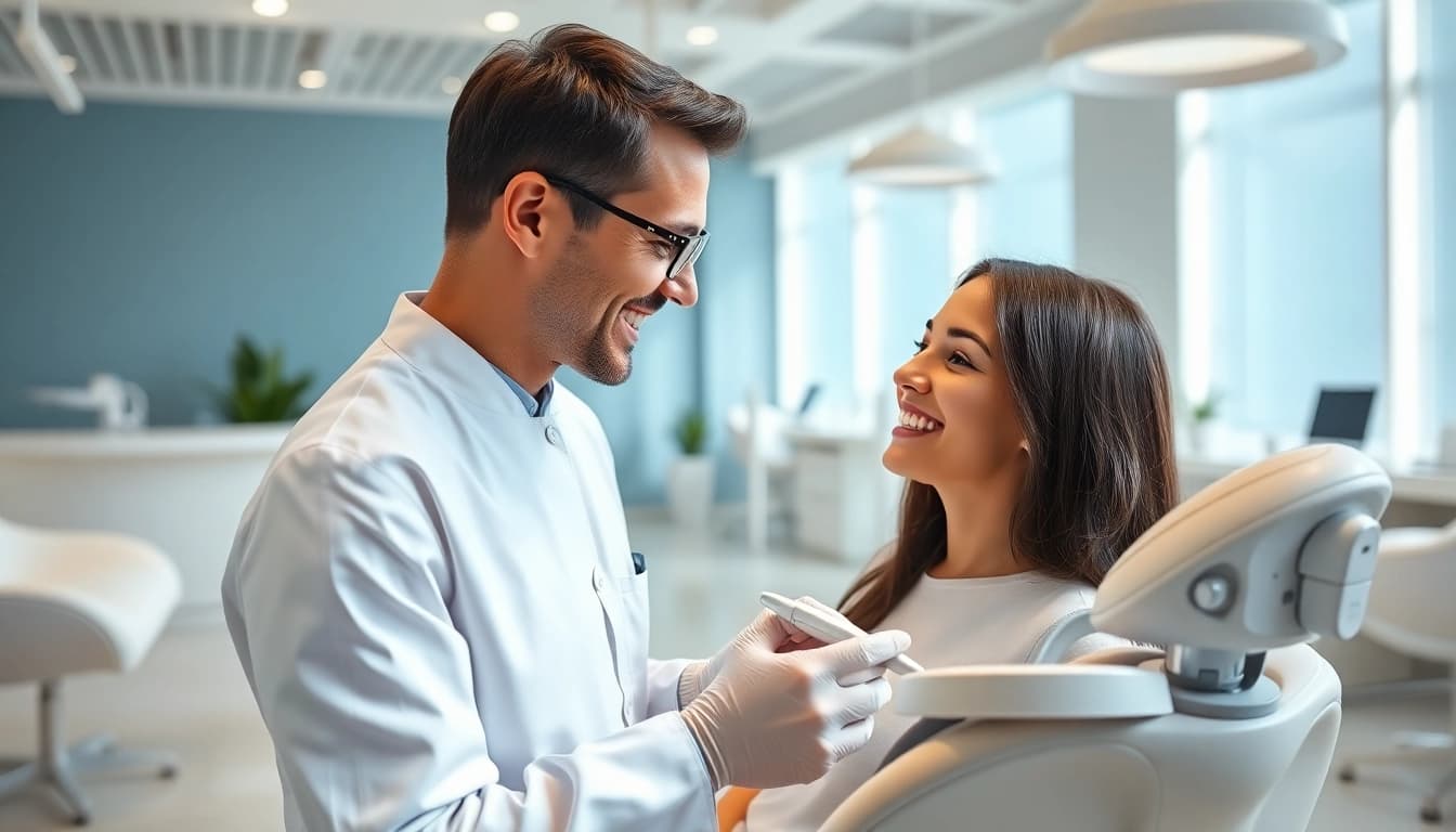Orthodontist Edmonton providing professional care in a welcoming modern clinic environment.