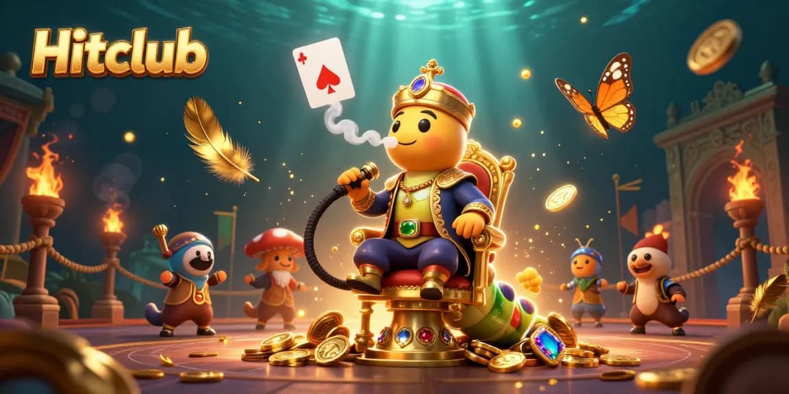Experience thrilling gaming action at Hitclub with engaging characters and vibrant casino elements.