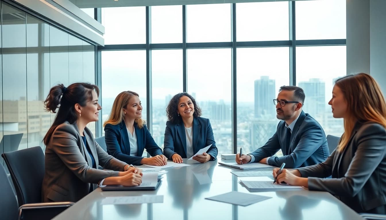 Data privacy legal advisory India collaboration in a modern office with diverse legal team.