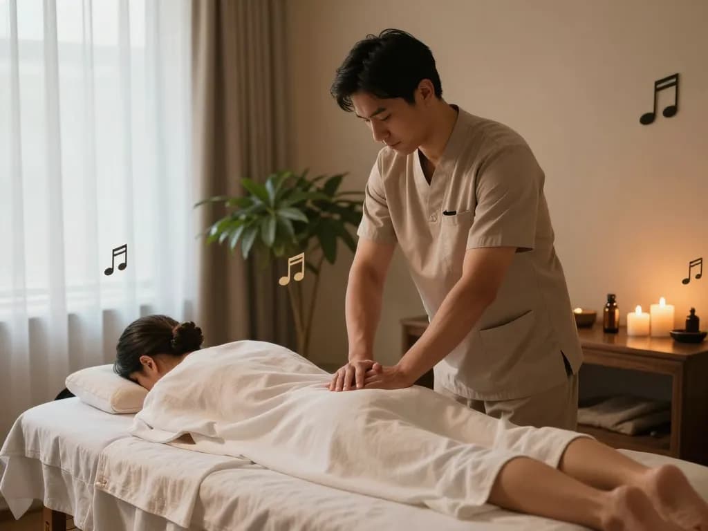 Experience 포항스웨디시 in a serene massage therapy room with professional male therapist.