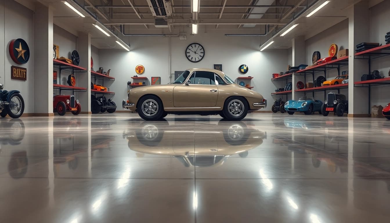 Secure classic car storage ensures vintage vehicles are safe and pristine in a professional environment.