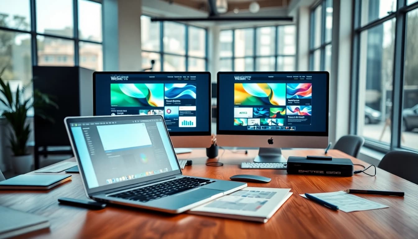 Generate unique designs on https://fhpts.com with a modern web design workspace showcasing creativity.