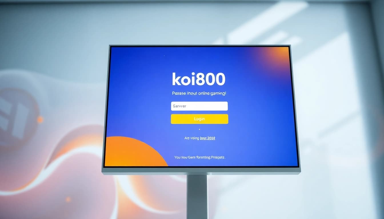 Cara Mudah Mengakses Halaman koi800 login untuk Pengguna Baru dan Lama