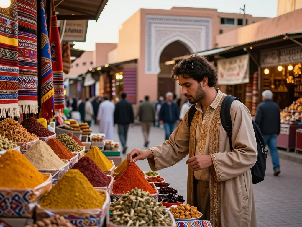 Experience a vibrant Marrakech market with a reliable morocco tour company, showcasing local culture and exquisite crafts.