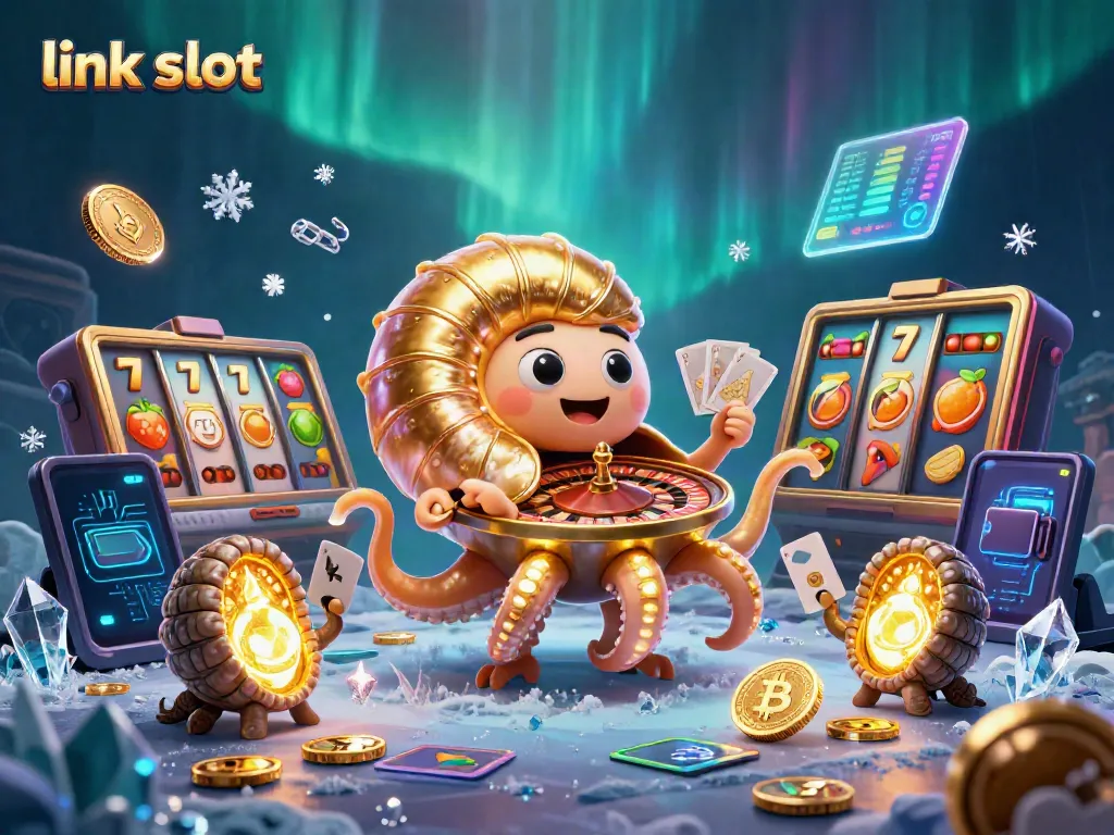 Bermain link slot dengan mesin yang menarik, simbol jackpot, dan elemen kasino lainnya untuk meningkatkan pengalaman permainan.