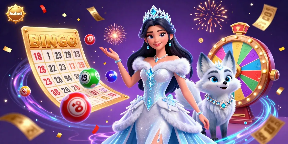 hubet players enjoying thrilling lottery games with colorful balls and golden prizes raining down