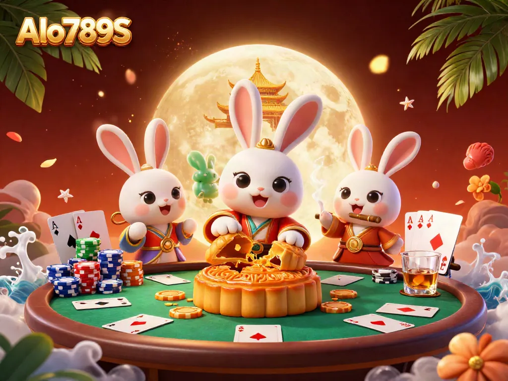 Experience the thrill of poker gameplay at Alo789S with vibrant casino elements.