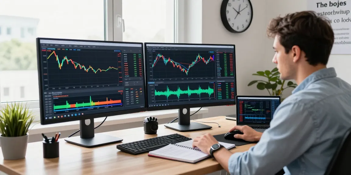 MetaTrader 4 trading setup with charts and indicators in a professional workspace