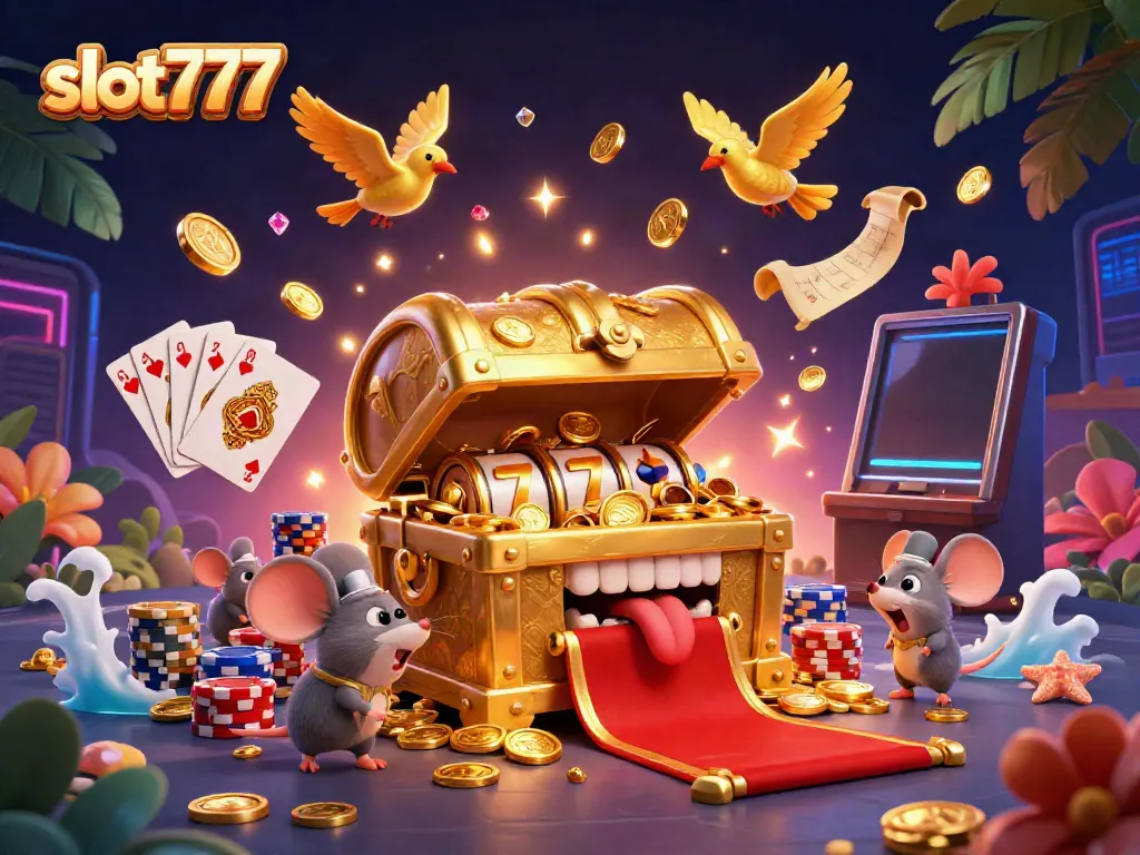 Mainkan slot777 dengan harta karun menggiurkan dan keberuntungan di sekitar!