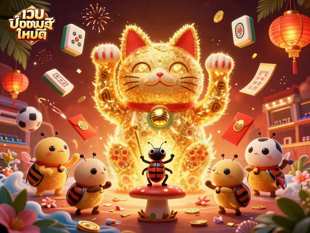 เปรียบเทียบเว็บแทงบอลไหนดี ผ่านโชคลาภกับแมวโชคลาภในภาพประดับอันน่าตื่นตาตื่นใจ