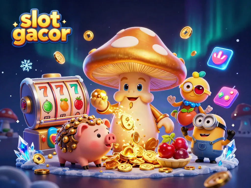 Jelajahi dunia slot gacor dengan si penyihir jamur emas dan mesin slot menggiurkan.