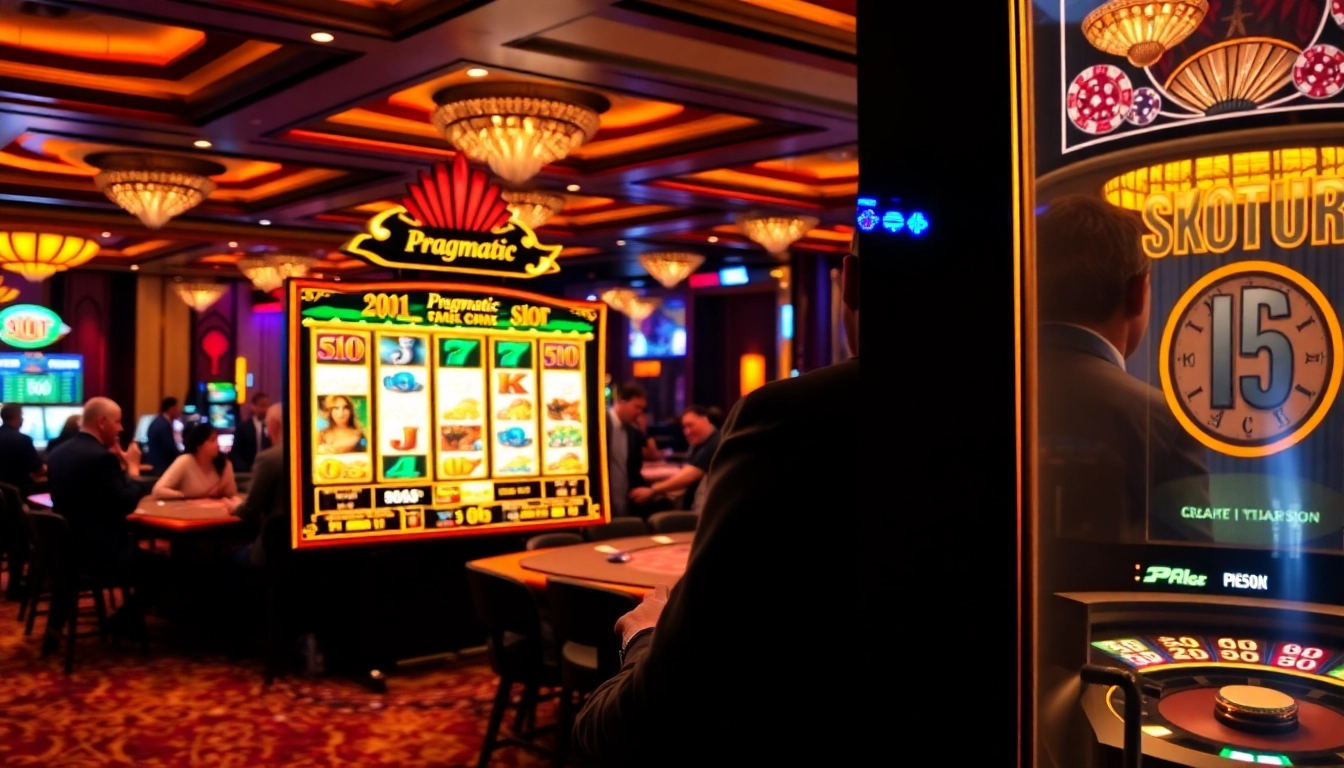 Engage with the thrilling pragmatic slot machine in a luxurious casino environment.