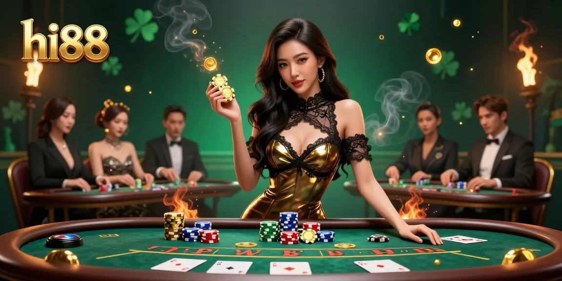 Experience the thrill of hi88 poker with a glamorous setting and high-stakes excitement.