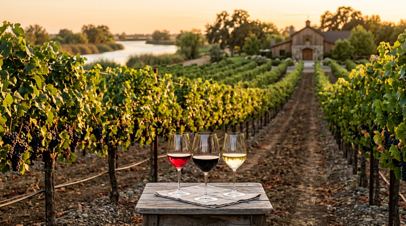 Weekend Getaways Featuring Clarksburg Wine Tasting
