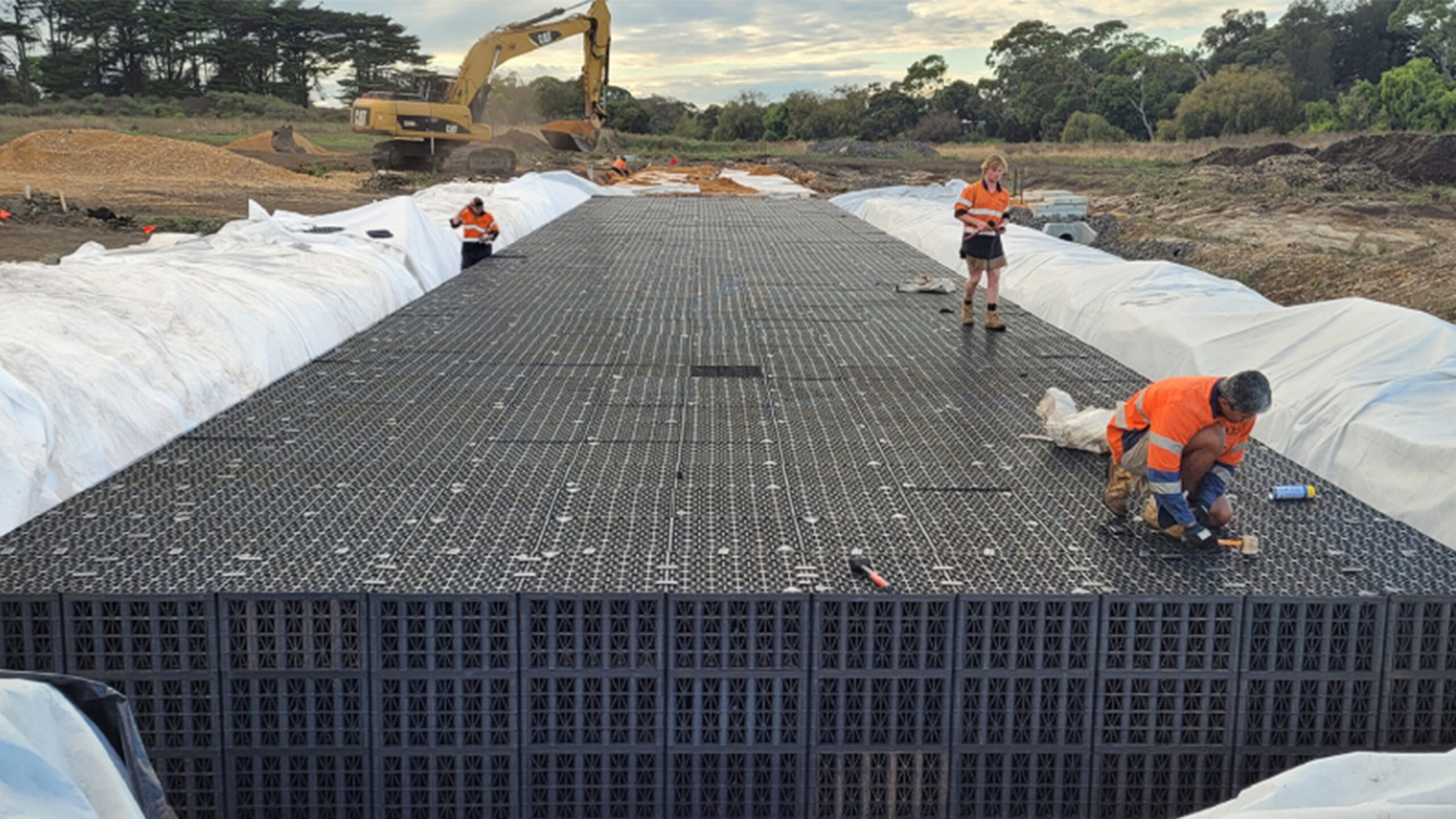 Underground Stormwater Modules with Ultra-High Compressive Strength