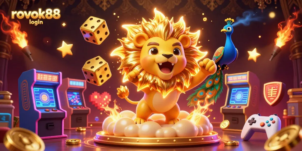 Experience thrilling fun with rokok88 login showcasing vibrant characters and exciting gaming elements.