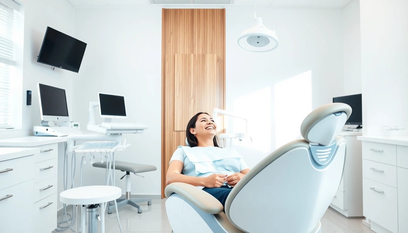 Experience All-on-4 Frankfort IL with a caring dentist and patient in a modern clinic.