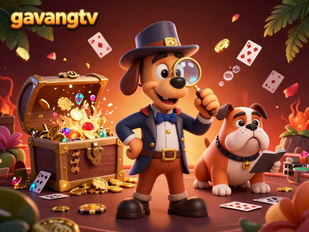 Experience exciting moments with the detective and his companion uncovering treasures in the gambling scene at gavangtv.