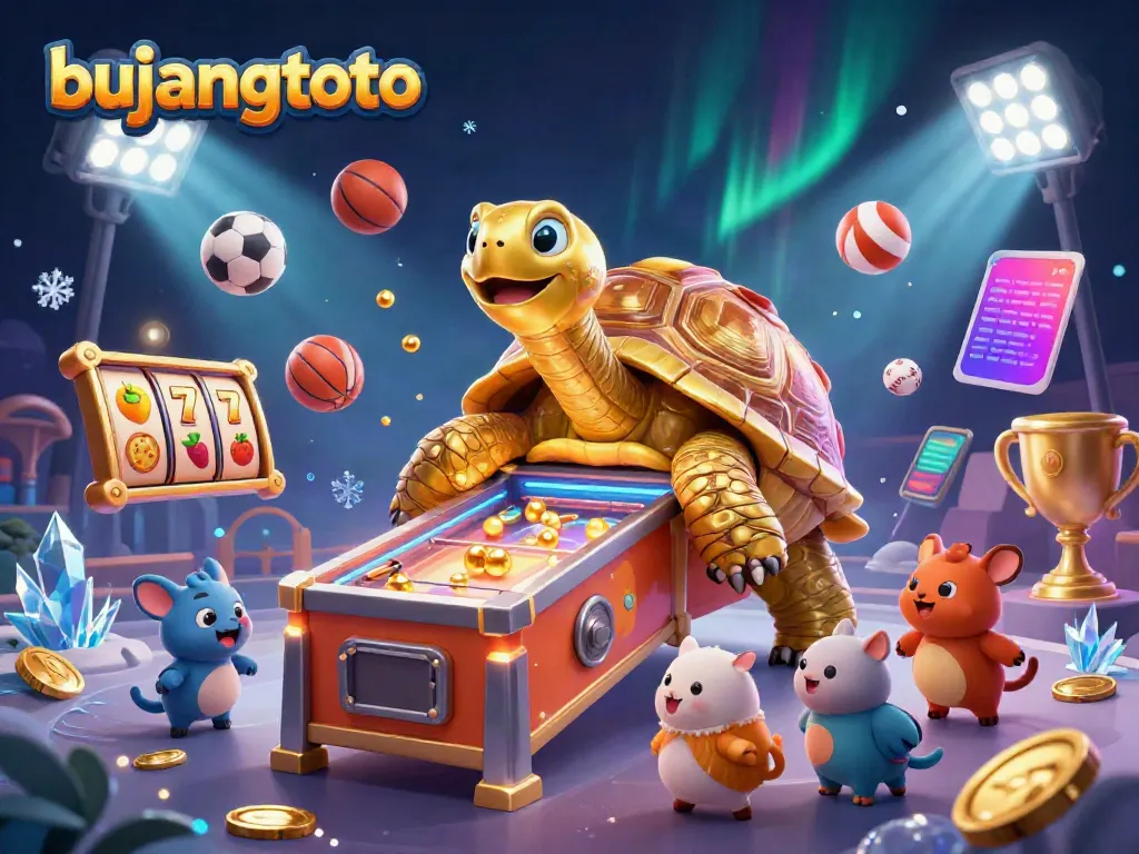 Engage with the excitement of bujangtoto as a golden tortoise pinball machine showcases thrilling jackpots