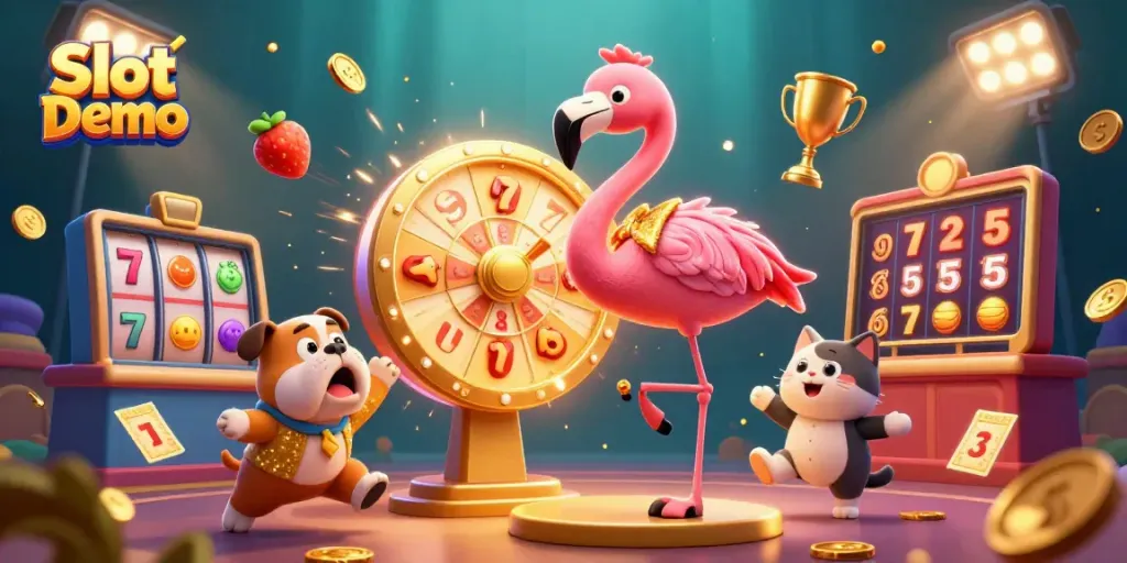 Experience the excitement of Slot Demo with vibrant 3D characters and dynamic game elements.