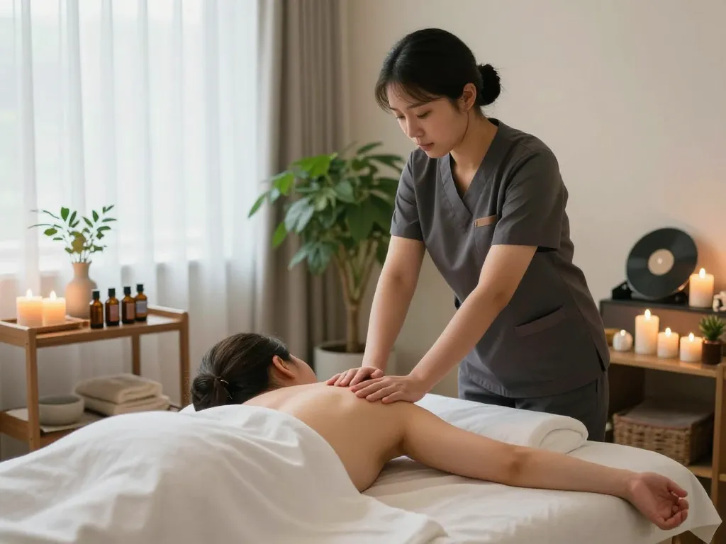 평화로운 분위기의 웰니스 센터에서 신사동마사지의 경험을 만끽하세요.