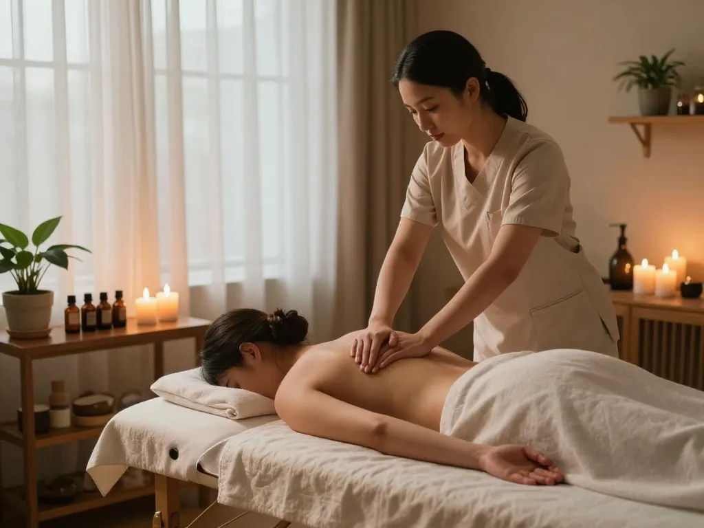 Experience a rejuvenating 강남스웨디시 massage in a serene spa setting with calming ambiance and natural decor.