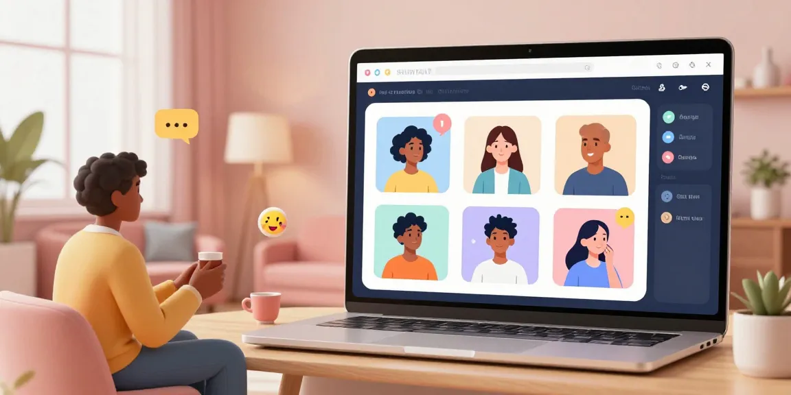 Interactive NSFW AI chat environment with diverse avatars showcasing customization options.