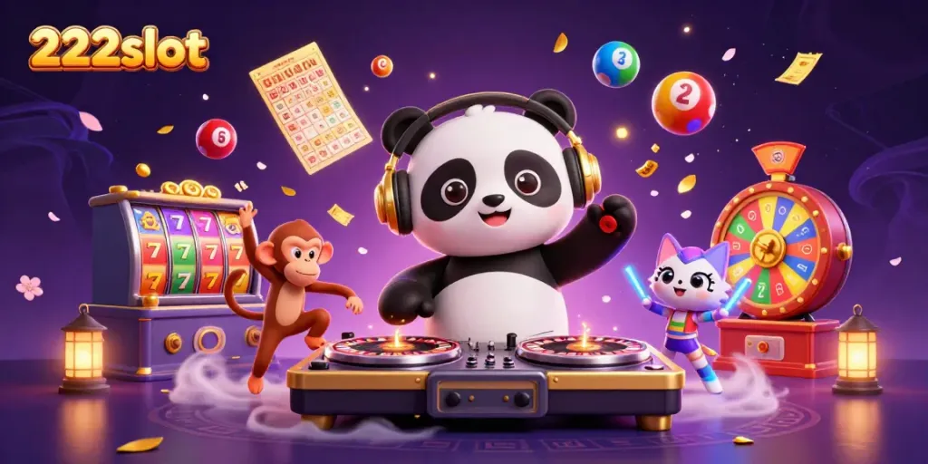 Slot berwarna dan jackpot emas sambil menikmati pesta dengan 222slot.