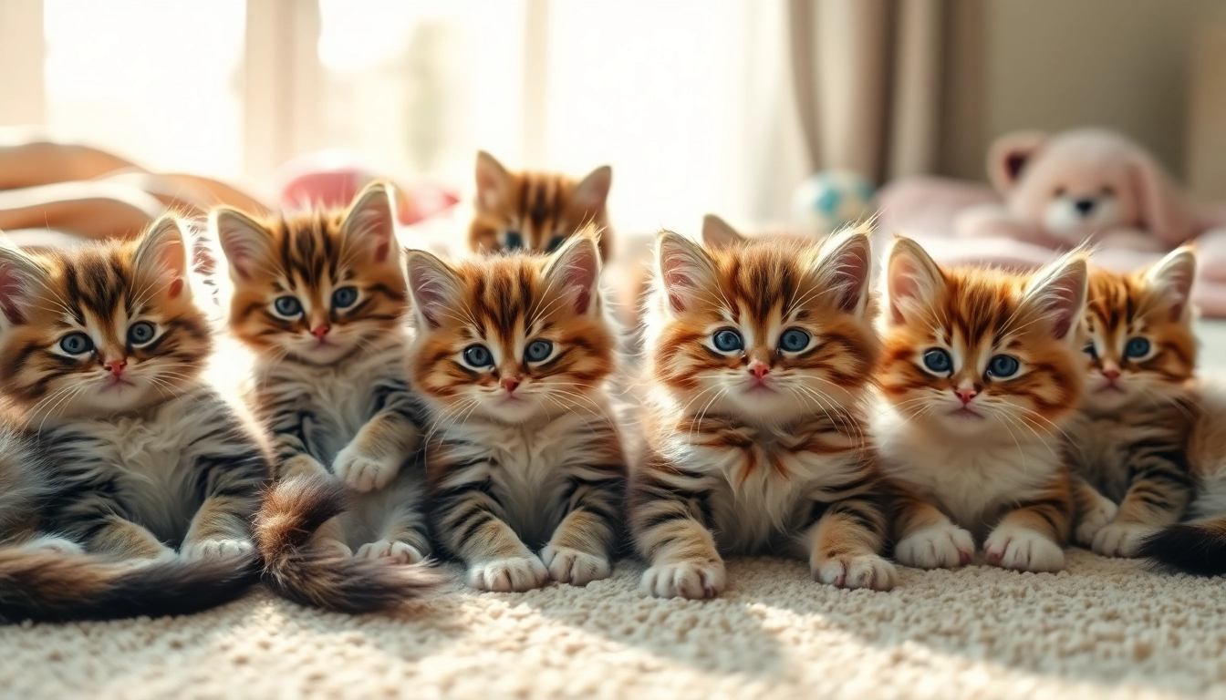 Maine Coon kittens for sale Northern California having a playful moment in a sunlit room.