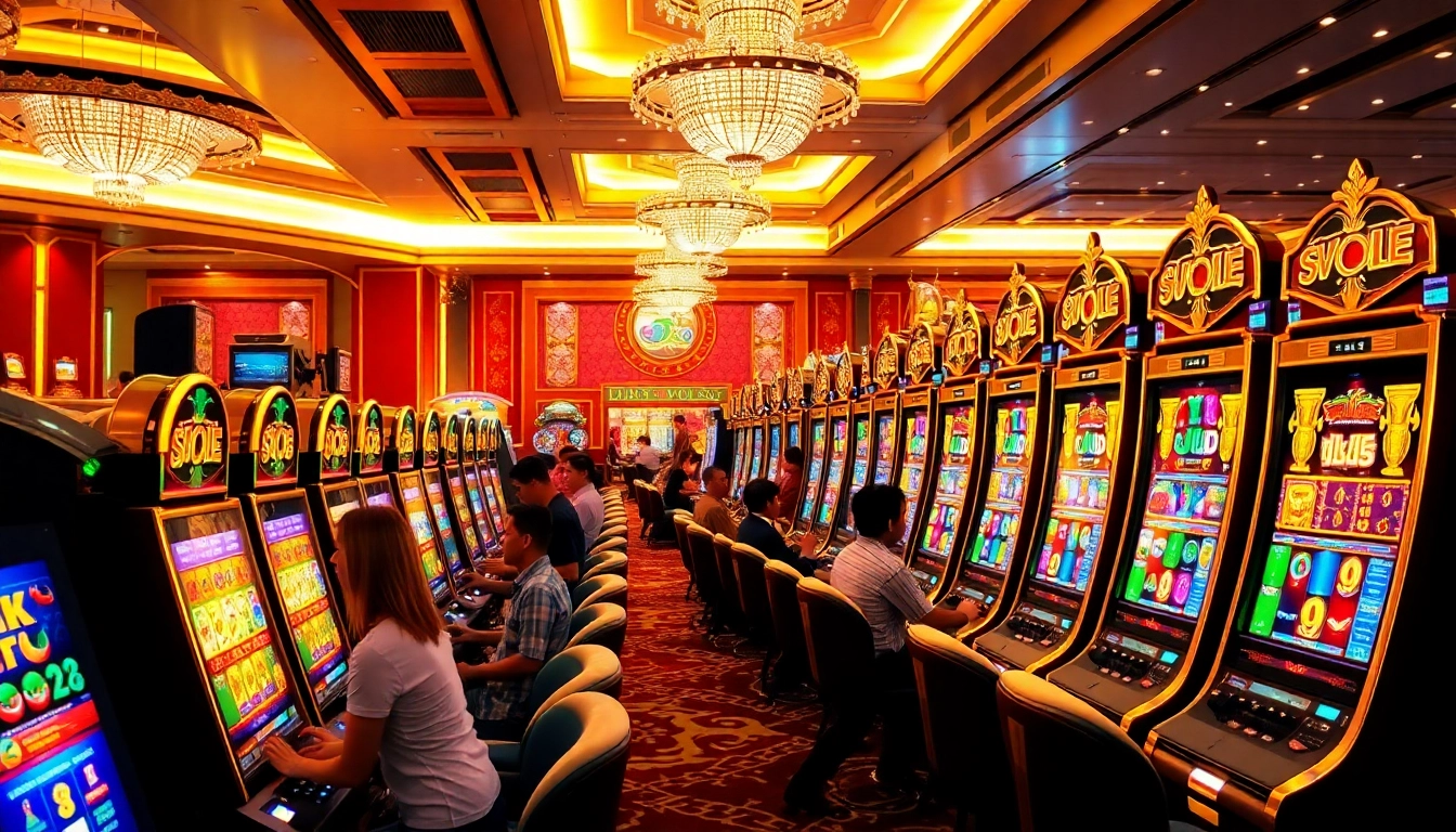 Experience thrilling action with link slot pulsa at luxurious casino slot machines.