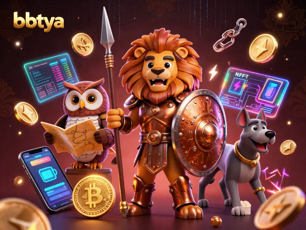 Engage with betya casino through interactive gameplay featuring vivid 3D characters and crypto elements.