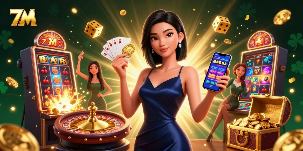 Experience 7M casino thrills with stunning graphics showcasing live slots, jackpots, and action-packed gameplay.