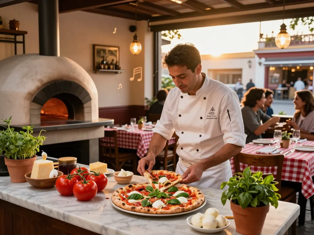 Enjoying the authentic flavors of 88Pulsa at a cozy Tuscan restaurant in Guadalajara.