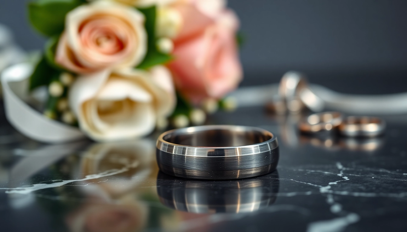 Stylish Gunmetal Wedding Bands for Men: A Modern Twist on Tradition