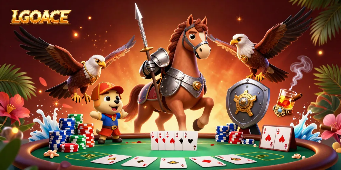 LGOACE invites players to bet big at a vibrant casino with thrilling poker action.