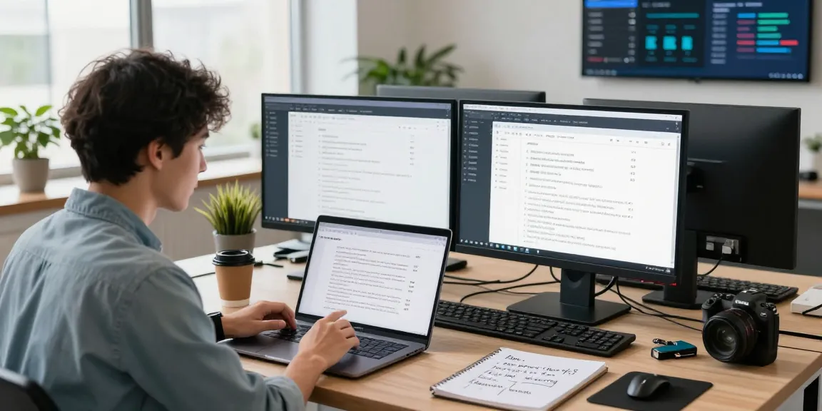 Detect fake PDF with AI technology in modern workspace setup.