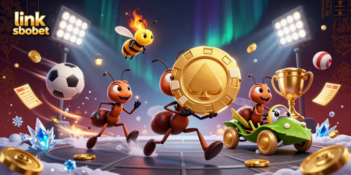 Experience thrilling bets with link sbobet in a dynamic casino heist scene featuring vibrant characters.