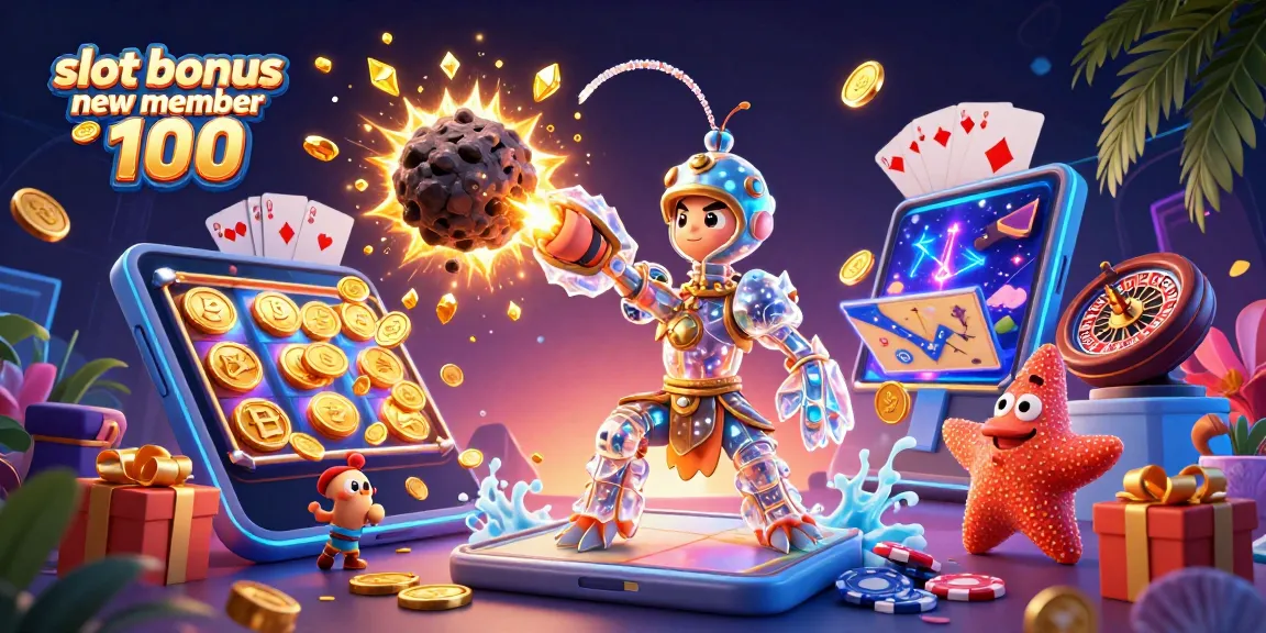 Engage with slot bonus new member 100 and explore vibrant casino gaming aesthetics.