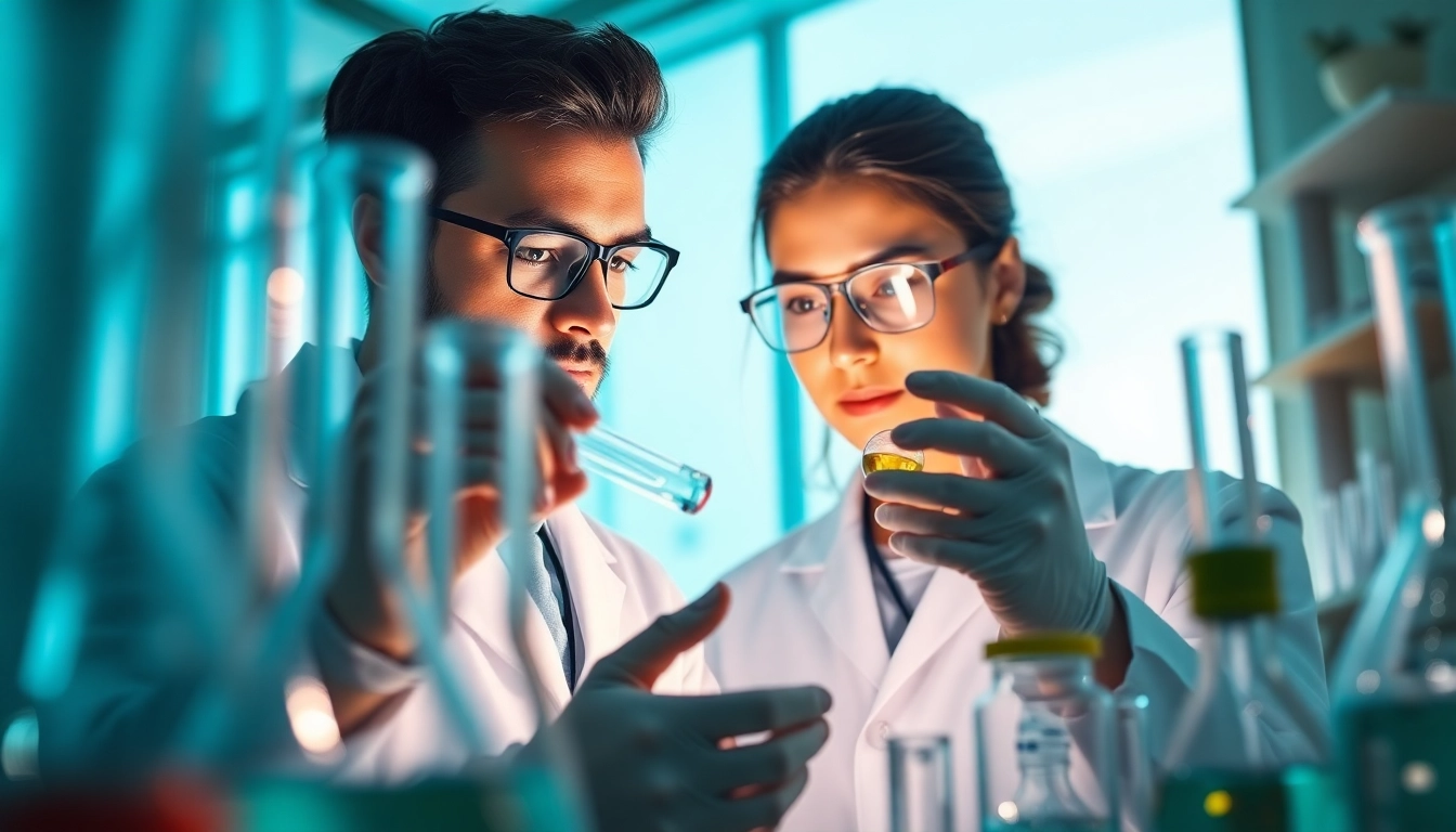 WIN55 scientific research in a modern lab with a focus on cannabinoid innovations.
