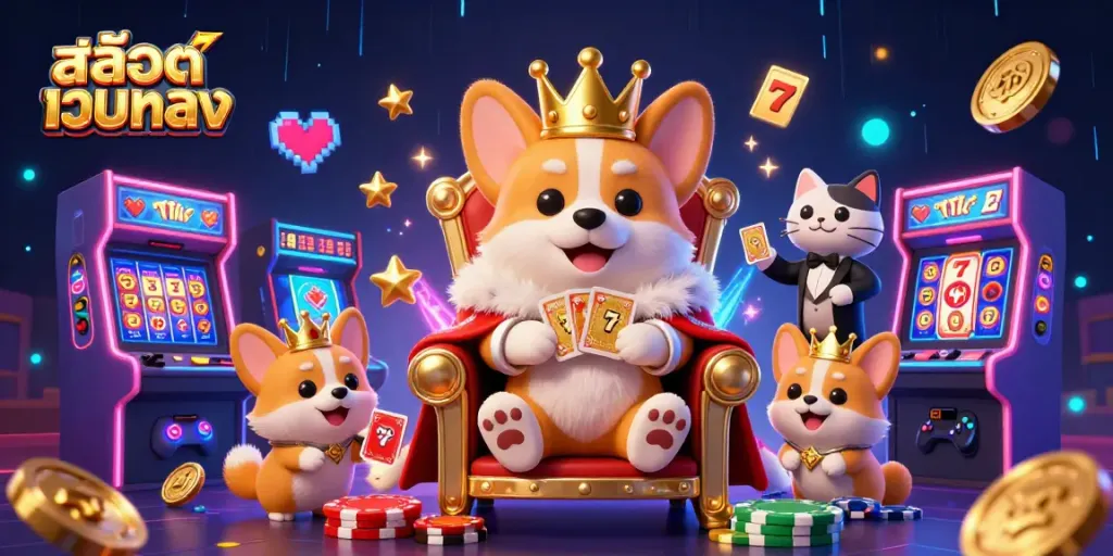 สล็อตเว็บตรง ร่วมสนุกกับเกมสล็อตและแจ็คพอตที่น่าตื่นเต้นในภาพการ์ตูน 3D