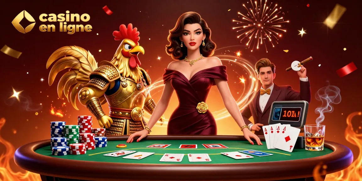 Découvrez le frisson du casino en ligne avec des éléments de jeu dynamiques et des personnages vibrants.