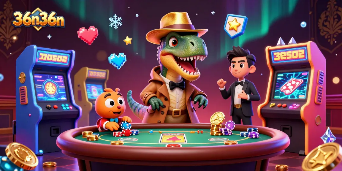 O velociraptor disfarçado como contador de cartas e seus amigos em ação no cassino 36n36n.