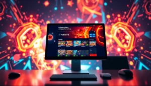 Engaging interface and features of https://rusia777.com displayed on a modern computer screen.