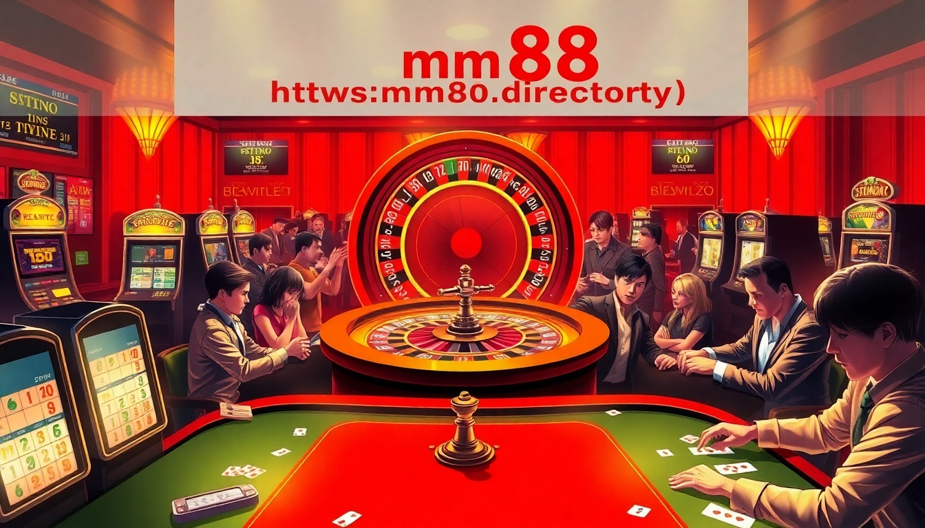 Players engaging in a thrilling roulette game at https://mm88.directory/ showcasing excitement and strategy in a vibrant casino.